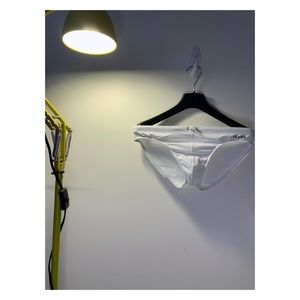 Mens Charlie White Athletic Swim Brief - M